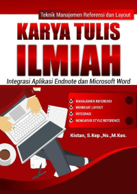 Teknik Manajemen Referensi dan Layout Karya Tulis Ilmiah
