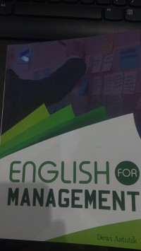 Image of ENGLISH for MANAGEMENT